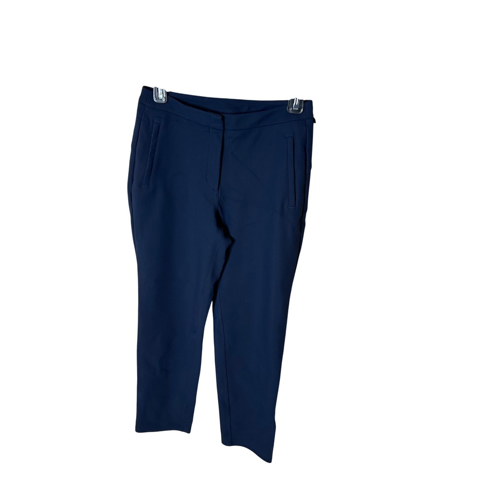 Lululemon Navy Blue Stretch Straight Leg Ankle Pants Women Size 4